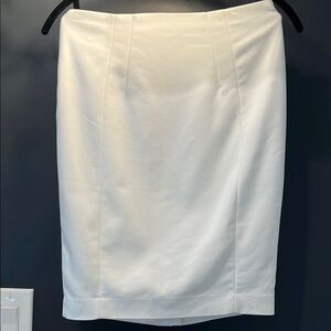 Elegant White Express Pencil Skirt